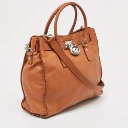 MICHAEL Michael Kors Brown Leather Large North South Hamilton Tote