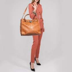 MICHAEL Michael Kors Brown Leather Large North South Hamilton Tote