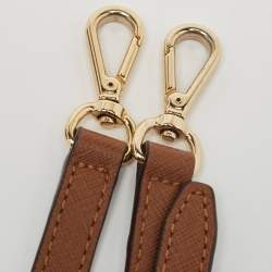 Pre Owned MICHAEL Michael Kors Brown Leather Medium Selma Crossbody Bag