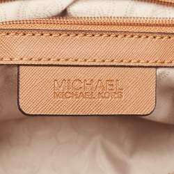 Pre Owned MICHAEL Michael Kors Brown Leather Medium Selma Crossbody Bag