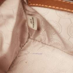 Pre Owned MICHAEL Michael Kors Brown Leather Medium Selma Crossbody Bag