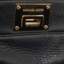 MICHAEL Michael Kors Black Leather Large Astrid Satchel