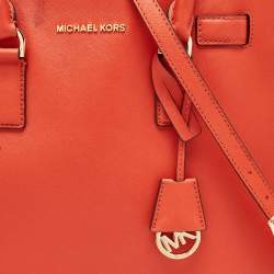 MICHAEL Michael Kors Red Leather Hamilton North South Tote