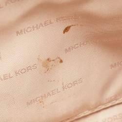 مملوكة مسبقًا Michael Michael Kors Navy Blue Saffiano Leather Small Savannah Satchel