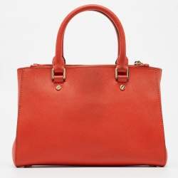 Michael Michael Kors Red Leather Small Sutton Tote