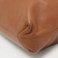 Pre Owned MICHAEL Michael Kors Brown Leather Camden Drawstring Hobo