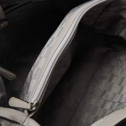MICHAEL Michael Kors Grey Saffiano Leather Medium East West Dillon Tote