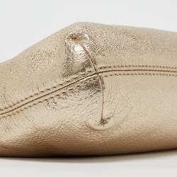 Pre Owned حقيبة كلتش مايكل مايكل كورس بيركلى جلد نقش سحلية ميتالك