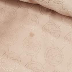 Pre Owned MICHAEL Michael Kors Gold Laser Cut Leather Jet Set Travel Tote