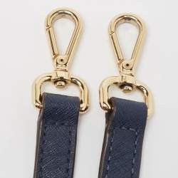 Pre Owned حقيبة يد توتس مايكل مايكل كورس سيلما جلد سافيانو أزرق كحلي كبيرة