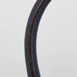 Pre Owned حقيبة يد توتس مايكل مايكل كورس سيلما جلد سافيانو أزرق كحلي كبيرة