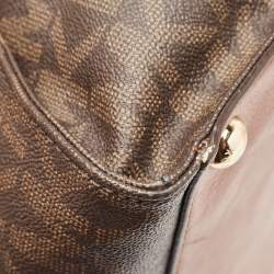 Pre Owned MICHAEL Michael Kors Brown Leather Large North South Hamilton Tote