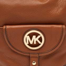 MICHAEL Michael Kors Brown Leather Fulton Hobo