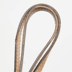 مملوكة مسبقًا MICHAEL Michael Kors Dark Brown Signature Coated Canvas Large Jet Set Travel Tote