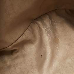 مملوكة مسبقًا MICHAEL Michael Kors Dark Brown Signature Coated Canvas Large Jet Set Travel Tote