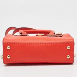 Pre Owned حقيبة كتف مايكل مايكل كورس هاميلتون ميني جلد سافيانو أسود