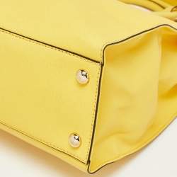 Pre Owned MICHAEL Michael Kors Yellow Leather Large Hamilton North South Tote