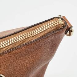 MICHAEL Michael Kors Brown Leather Hamilton Satchel