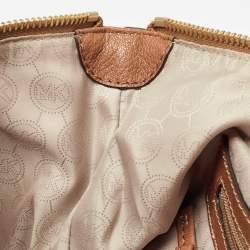 MICHAEL Michael Kors Brown Leather Hamilton Satchel