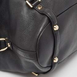 Pre Owned MICHAEL Michael Kors Black Leather Bedford Satchel