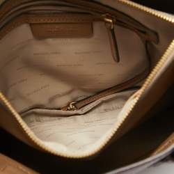 Pre Owned MICHAEL Michael Kors Burgundy Grained Leather Large Mercer Tote