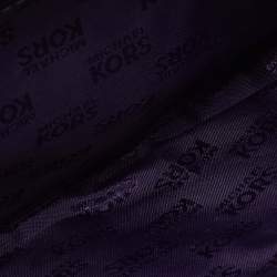 Pre Owned MICHAEL Michael Kors Purple Patent Leather Berkley Clutch