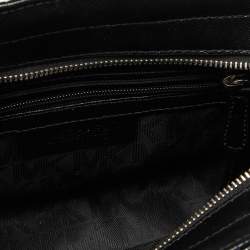 Pre Owned MICHAEL Michael Kors Black Leather Quinn Tote