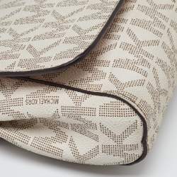 MICHAEL Michael Kors Ivory Signature Coated Canvas Crossbody Bag