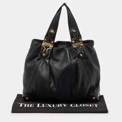 Pre Owned MICHAEL Michael Kors Black Leather Tote