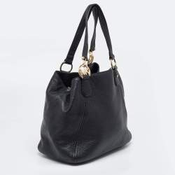 MICHAEL Michael Kors Black Leather Fulton Tote