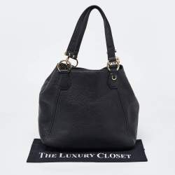 MICHAEL Michael Kors Black Leather Fulton Tote