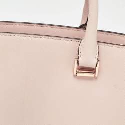مملوكة مسبقًا MICHAEL Michael Kors Light Pink Saffiano Leather Medium Selma Tote