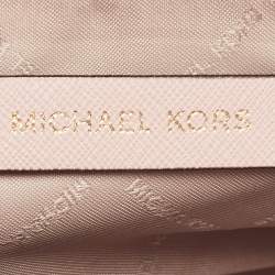 مملوكة مسبقًا MICHAEL Michael Kors Light Pink Saffiano Leather Medium Selma Tote