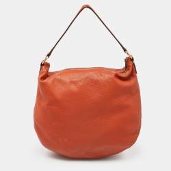 MICHAEL Michael Kors Orange Leather Hobo