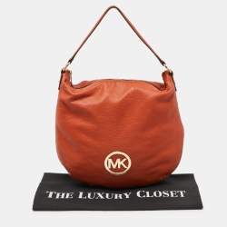 MICHAEL Michael Kors Orange Leather Hobo