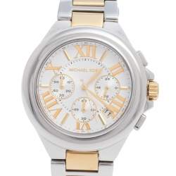 Pre Owned ساعة يد نسائية مايكل كورس MK5653  كميل ستانلس ستيل ثنائي اللون فضية 43 مم 