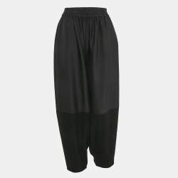 MiiN Black Crepe Paneled Pants M