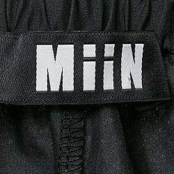 MiiN Black Crepe Paneled Pants M