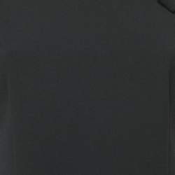 Pre Owned Mirae Black Bow Detail Stretch Crepe Mini Dress S