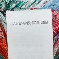 Missoni Mare Multicolor Chevron Knit Turban One Size