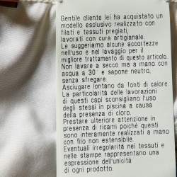 Pre Owned Missoni Mare Gold Lurex Knit Bikini Set S