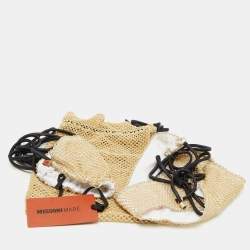 Pre Owned Missoni Mare Gold Lurex Knit Bikini Set S