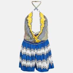 Missoni Mare Multicolor Chevron Knit Playsuit M