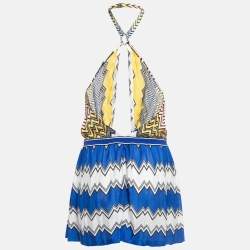 Missoni Mare Multicolor Chevron Knit Playsuit M