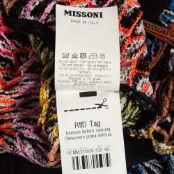 Pre Owned Missoni Mare Multicolor Crochet Knit Cover-Up Jumpsuit M