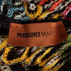 Pre Owned Missoni Mare Multicolor Crochet Knit Cover-Up Jumpsuit M