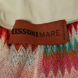 Missoni Mare Multicolor Chevron Knit Playsuit L