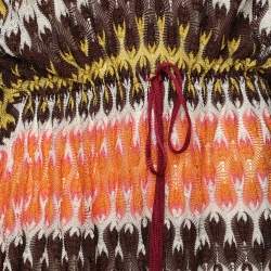 Pre Owned Missoni Mare Multicolor Viscose Caftan Maxi Dress L