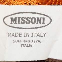 Pre Owned Missoni Mare Multicolor Viscose Caftan Maxi Dress L