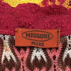 Pre Owned Missoni Mare Multicolor Viscose Caftan Maxi Dress L